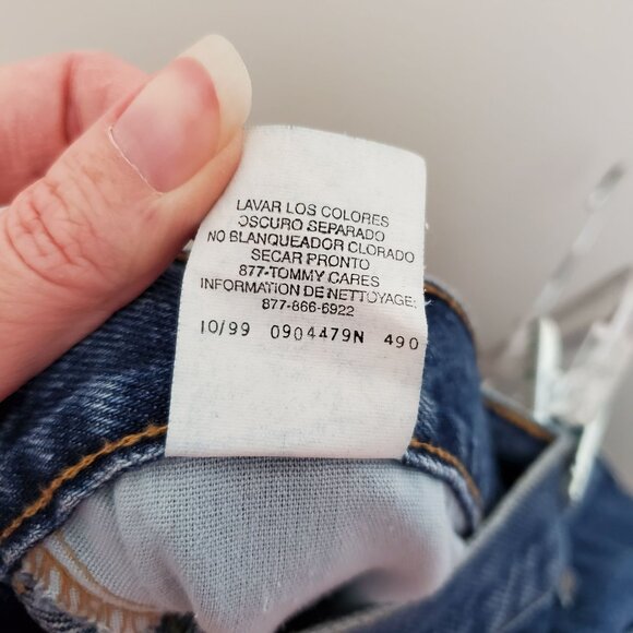 Tommy Hilfiger men's 90's Y2K relaxed fit jeans big and tall - Picture 10 of 11